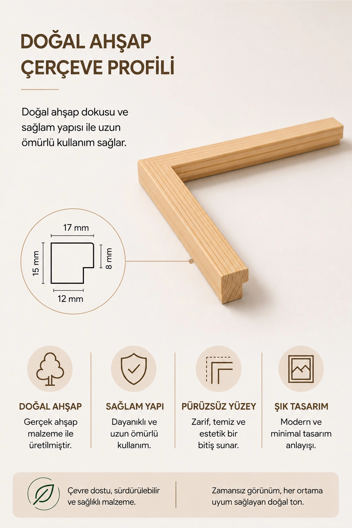 Ayın Evreleri Dekoratif Duvar Tablosu