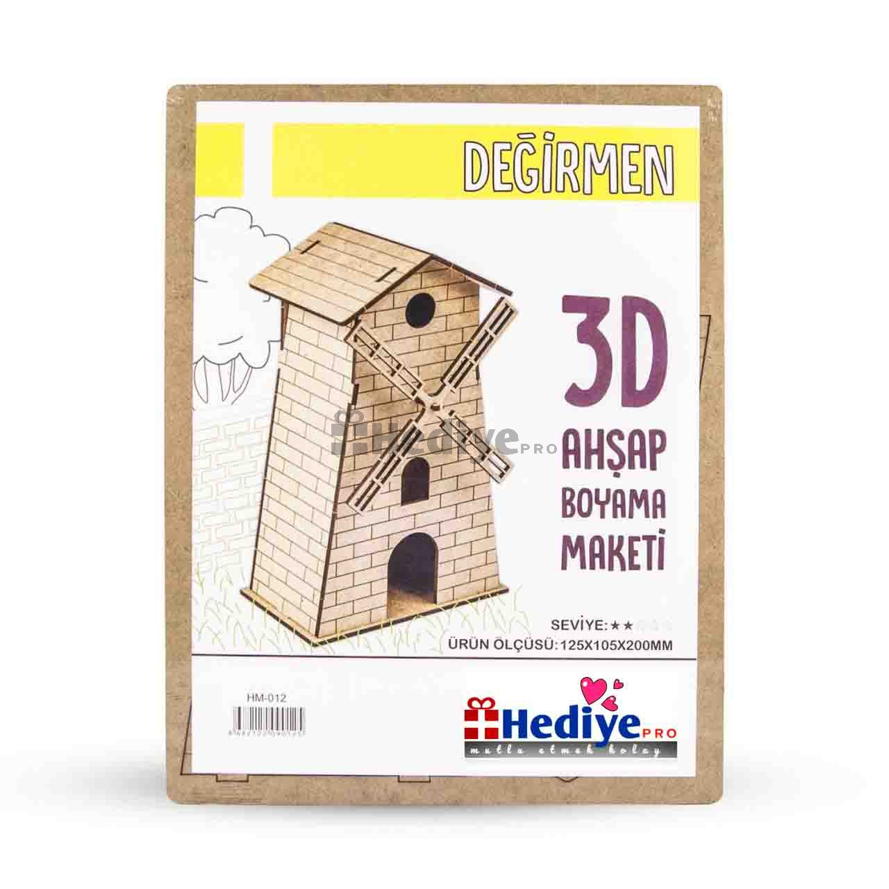Ahşap Yel Değirmeni Maketi