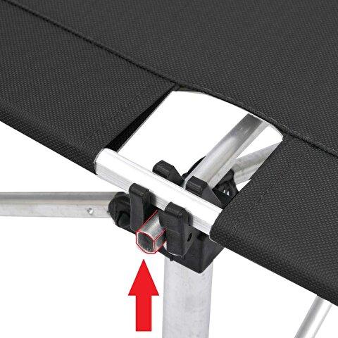 Katlanabilir Kamp Masası 50x70x55 cm