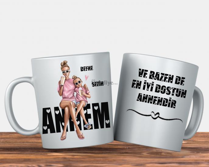 Anneye Özel tasarım Kupa Bardak