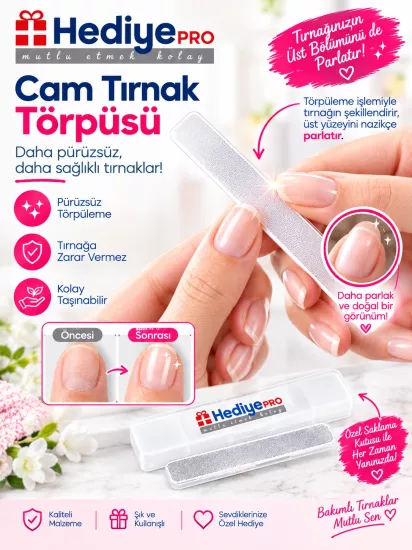 Cam Tırnak Törpüsü Mucizevi Tırnak Parlatıcısı