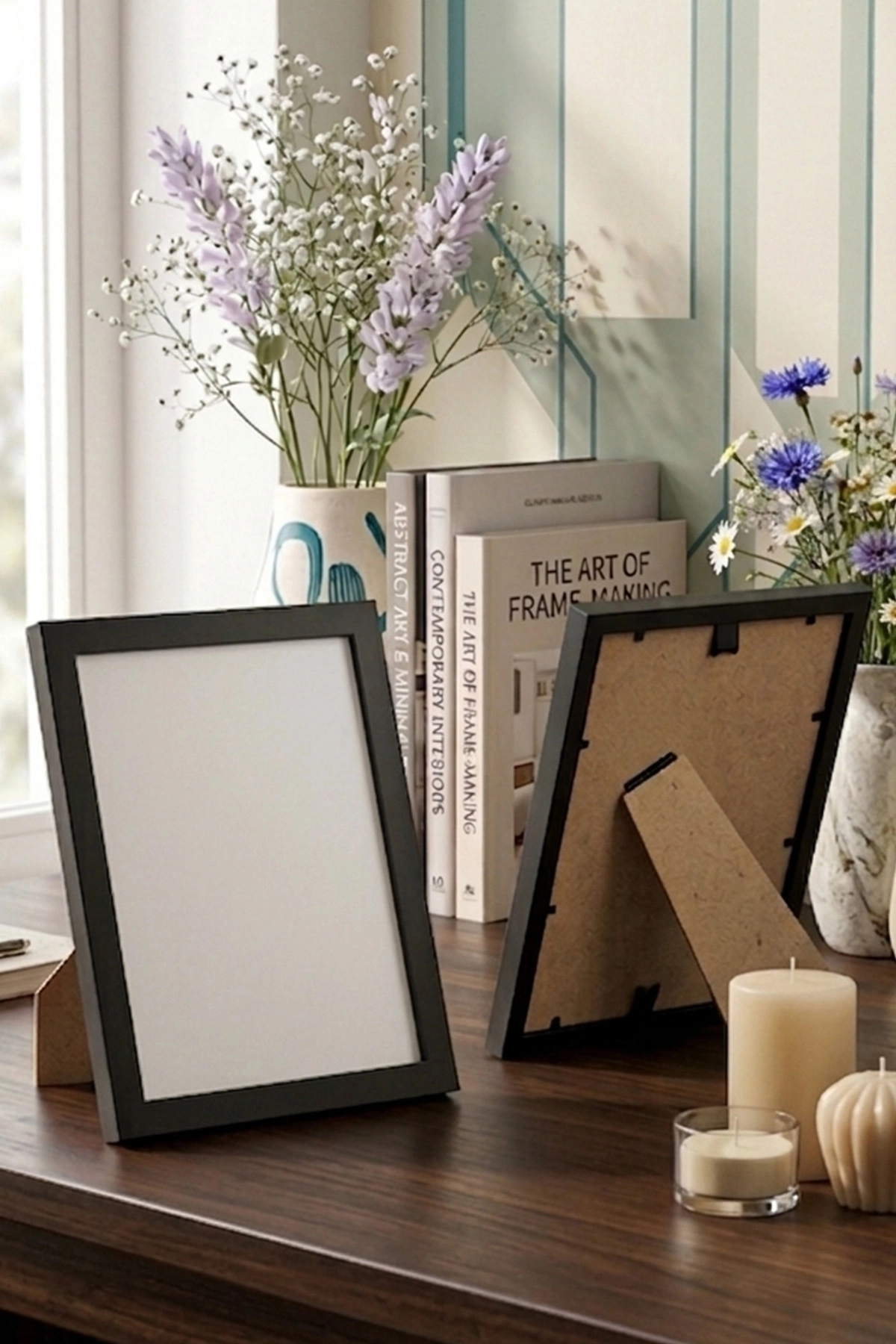 Siyah Ahşap Resim Çerçevesi, Poster, Tablo ve Fotoğraf Çerçeveleri