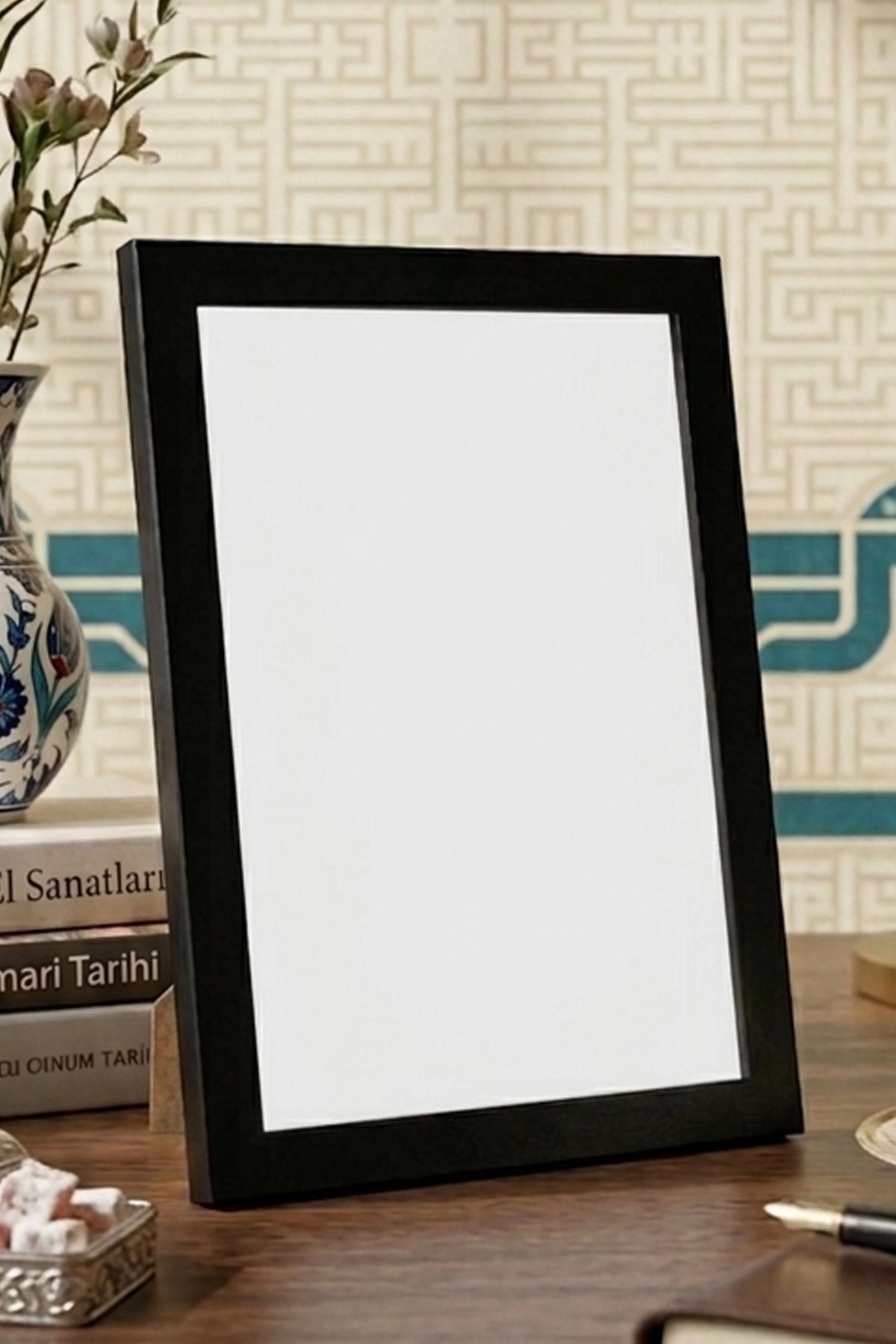 Siyah Ahşap Resim Çerçevesi, Poster, Tablo ve Fotoğraf Çerçeveleri